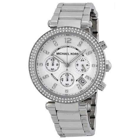 michael kors parker silver-tone watch style mk5353|Michael Kors mk5353.